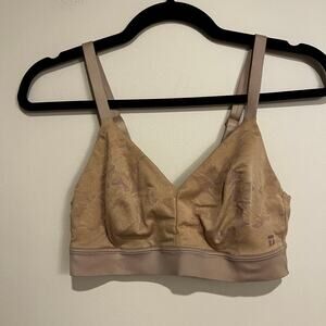 Tommy John Bra Second Skin Triangle Bralette Beige Nude Medium (A-C)